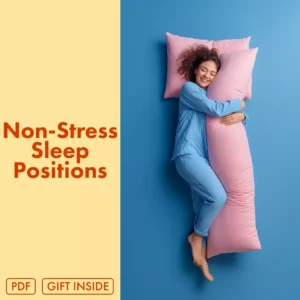 Non-Stress Sleep Positions: Your Simple Checklist for Restful Nights | Digital Download Guide | Better Sleep eBook for Relaxation, Spine Alignment & Stress-Free Rest
