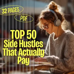 Top 50 Side Hustles That Actually Pay | Digital Download PDF eBook | Side Hustle Ideas That Make Money | Gig Economy & Passive Income