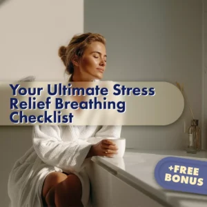 Breathe It Out: Your Ultimate Stress Relief Breathing Checklist | Digital Download for Stress Relief Breathing Exercises, Anxiety & Relaxation