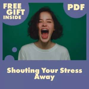 Shouting Your Stress Away Checklist | Stress Relief Digital Download | Does Shouting Relieve Stress Guide for Relaxation & Emotional Release