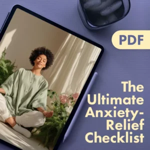 Ground Yourself: The Ultimate Anxiety-Relief Checklist | Digital Download for Grounding Techniques for Anxiety, Mental Health, Stress Relief, Self Care eBook