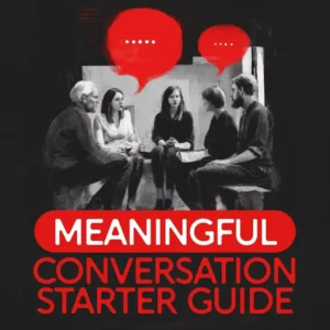 Meaningful Conversation Starter Guide | Printable Guide for Dating, Friendship & Networking | Deep Questions & Prompt Examples