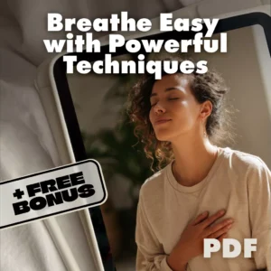 Breathe Easy with Powerful Techniques | Breathwork Techniques Guide for Stress Relief, Energy, Focus & Well-being | Digital Download eBook