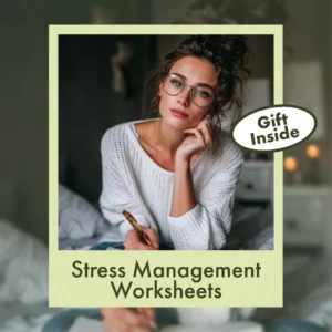 Stress Management Worksheets: Your Easy Checklist for a Calmer Mind | Printable Digital Download | Stress Relief eBook & Self-Care Guide