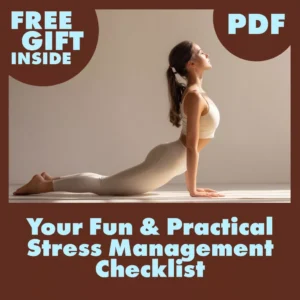 Stress Less, Smile More: Your Fun & Practical Stress Management Checklist | Digital Download Guide for Stress Management Skills